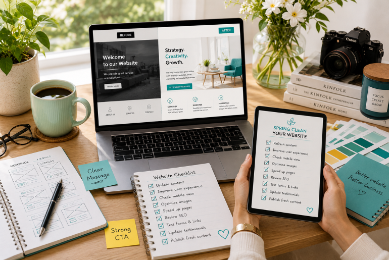 Website Spring Cleaning